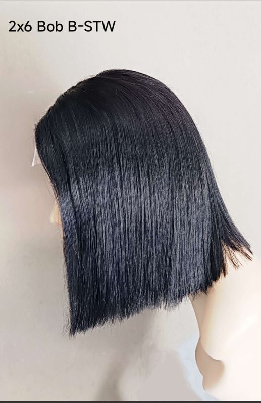 Bone straight wig 2x6 bob wig