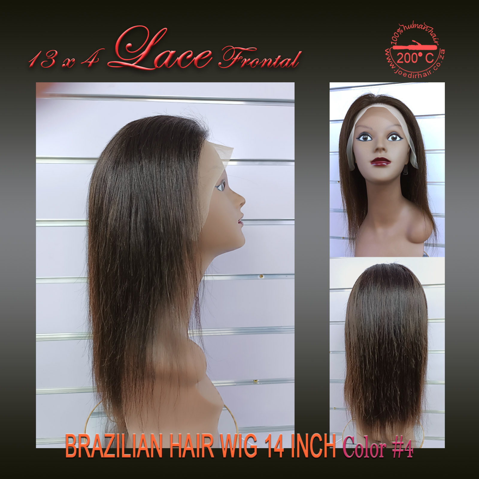 Brazilian hair wig 14 inch