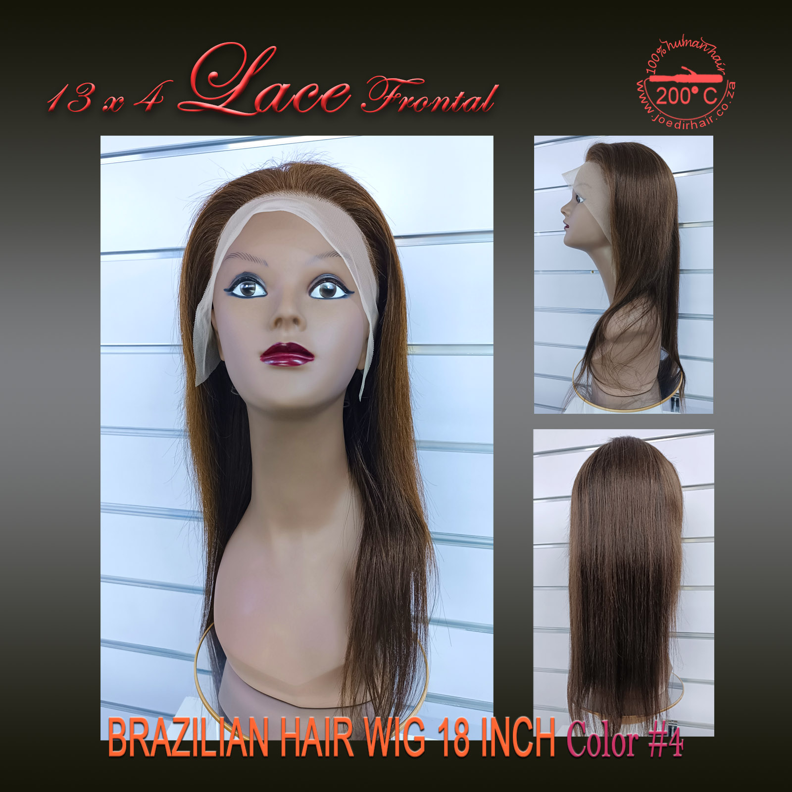 Brazilian hair wig 18 inch